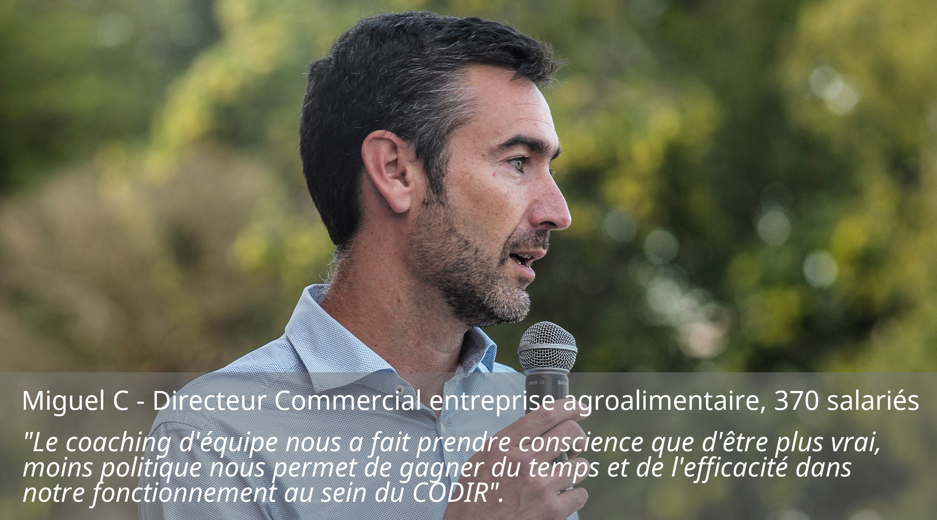 Miguel C directeur commercial entreprise agroalimentaire